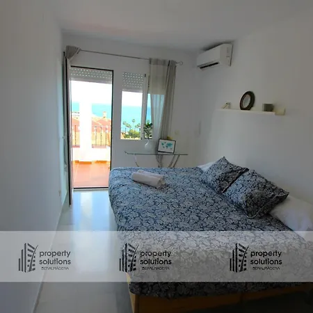 アパート Lomas De Mena 20 - Atico Con Vistas Al Mar - Barbacoa Y Piscina- Parking Gratis -excelente Conexion Wifi ベナルマデナ